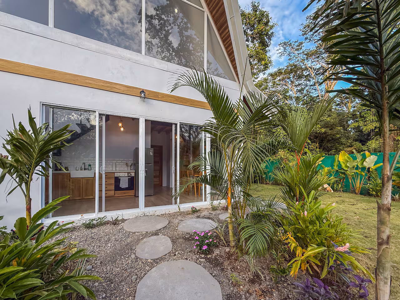 Crystal Jungle Villa exterior — luxury jungle villa in Puerto Viejo de Talamanca, Costa Rica