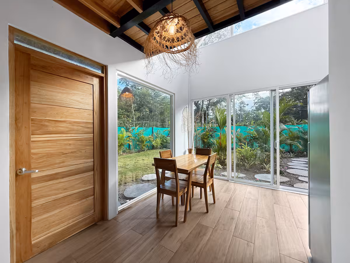 Modern kitchen counter and appliances